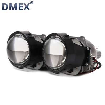 DMEX E3 30W 3800LM Car Bi LED Projector Lens Headlight Super Bright for H4 H7 9005 9006 Headlight House