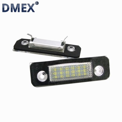 DMEX High Quality Wireless In Law Auto LED License Plate Lamp For Volkswagen Golf 4 5 6