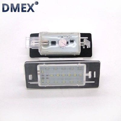 DMEX High Quality Wireless In Law Auto LED License Plate Lamp For Opel Vectra C Estate 02-08