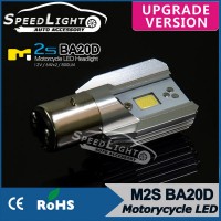 SpeedLight New Arrivals M2S 6W 800LM High Low Beam Motorcycle BA20D LED HeadLight Replacement 12V 35/35W BA20D