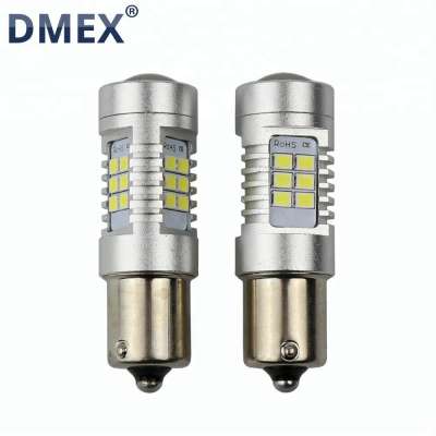 DMEX Auto LED White Yellow Red Car LED Lights BA15S S25 1156 LED Lights For Car