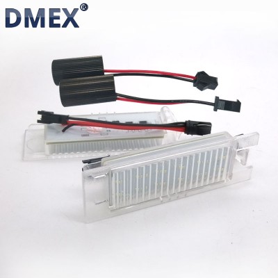 DMEX High Quality Wireless In Law Vehicle LED License Plate Lamp For Opel Zafira B 05-11