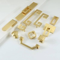 Wholesale Vintage Style/ Solid Zinc Alloy Cabinet Knobs And Handles Drawer Furniture Cupboard Wardrobe Golden Knobs C-2508